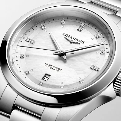 Longines Conquest Lady Automatic Diamonds L3.320.4.87.6