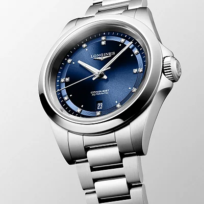 Longines Conquest Lady Automatic Diamonds L3.320.4.97.6