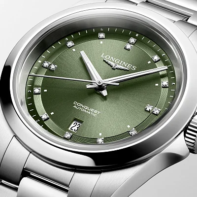 Longines Conquest Lady Automatic Diamonds L3.320.4.07.6