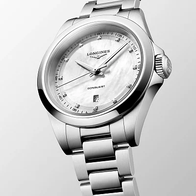 Longines Conquest Lady Quartz 30mm Diamonds L3.350.4.87.6
