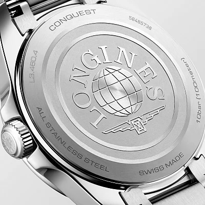 Longines Conquest Lady Quartz 34mm Diamonds L3.460.4.87.6