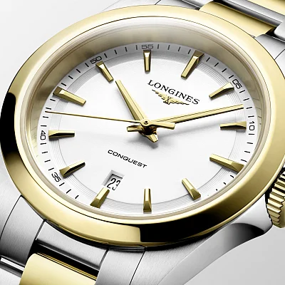 Longines Conquest Lady Quartz 30mm Yellow Gold PVD L3.350.3.12.7