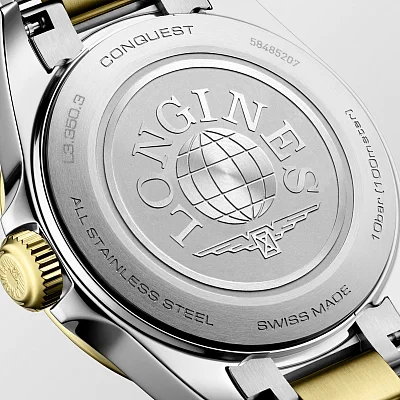 Longines Conquest Lady Quartz Gold PVD 30mm L3.350.3.12.7