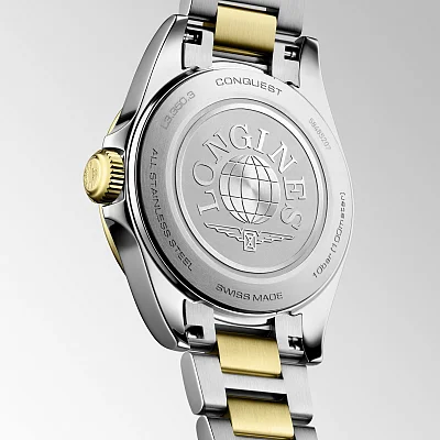 Longines Conquest Lady Quartz Gold PVD 30mm L3.350.3.12.7