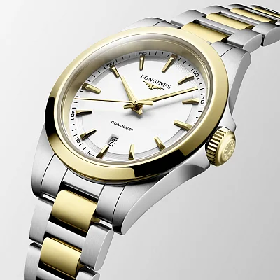 Longines Conquest Lady Quartz Gold PVD 30mm L3.350.3.12.7