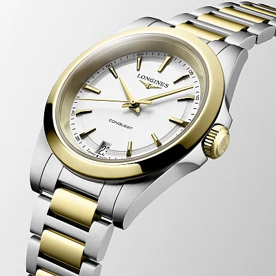 Longines Conquest Lady Quartz Gold PVD 34mm L3.460.3.12.7