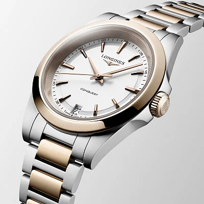 Longines Conquest Lady Quartz Rose Gold PVD 34mm L3.460.3.18.7