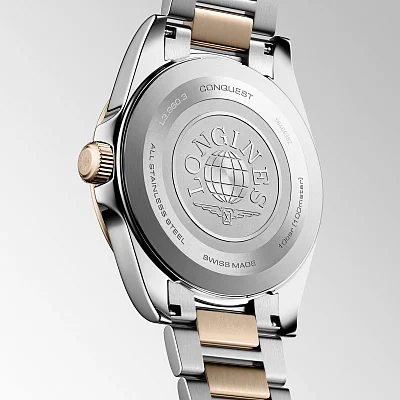 Longines Conquest Quartz 41mm Rose Gold PVD L3.860.3.98.7
