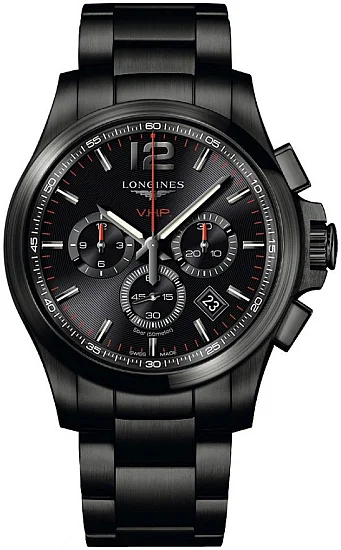 Longines Conquest VHP Chrono Black PVD L37272566