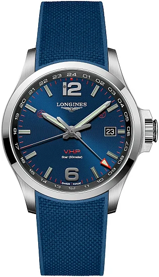 Longines Conquest VHP GMT Flash Setting L37284969