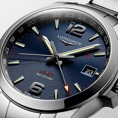 Longines Conquest VHP GMT Flash Setting L3.718.4.96.6