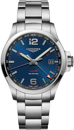 Longines Conquest VHP GMT Flash Setting L37284966