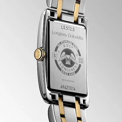 Longines DolceVita Lady Diamonds 18k Gold Caps L5.512.5.78.7