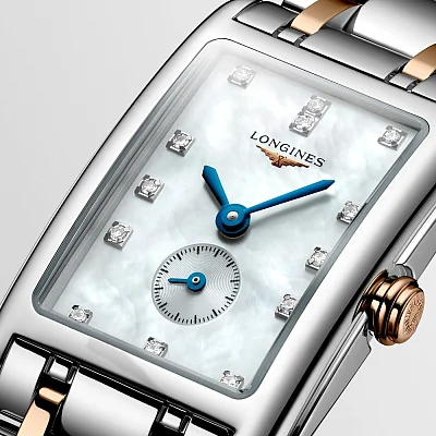 Longines DolceVita Lady Diamonds 18k Gold Caps L5.255.5.87.7