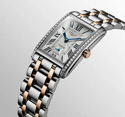 Longines DolceVita Lady Diamonds 18k Gold Caps L5.512.5.79.7