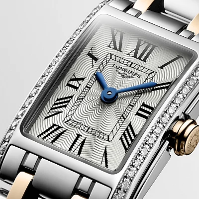 Longines DolceVita Lady Diamonds 18k Gold Caps L5.258.5.79.7