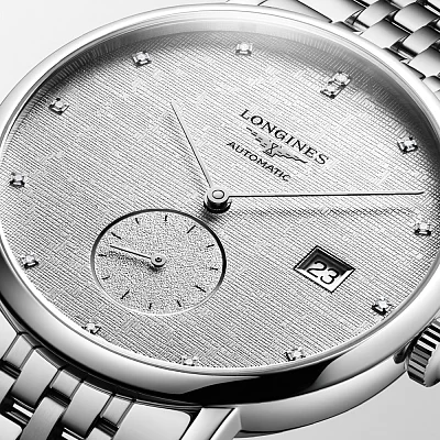 Longines Elegant Collection Gent Automatic Small Second Diamonds L4.812.4.77.6