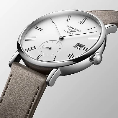 Longines Elegant Collection Gent Automatic Small Second Vegan Strap L4.812.4.11.2