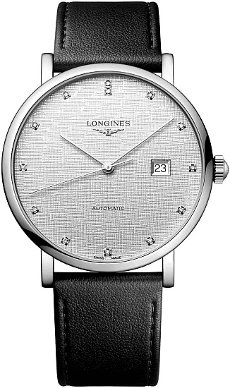 Longines Elegant Collection Gent Automatic Vegan Strap Diamonds L49114772