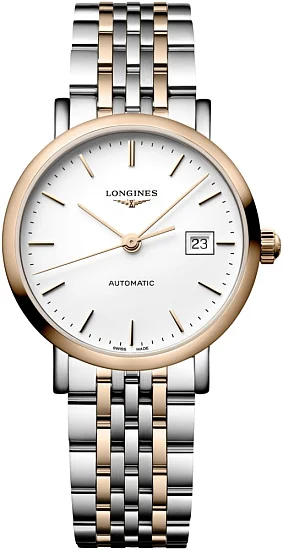 Longines Elegant Collection Lady Automatic 18k Gold Caps L43105197