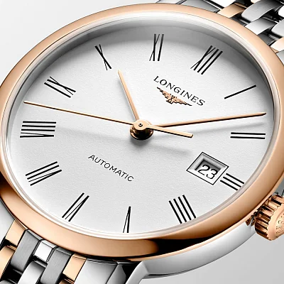 Longines Elegant Collection Lady Automatic 18k Gold Caps L4.310.5.18.7