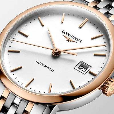 Longines Elegant Collection Lady Automatic 18k Gold Caps L4.310.5.19.7