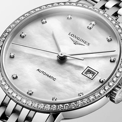 Longines Elegant Collection Lady Automatic Diamonds L4.310.0.80.6