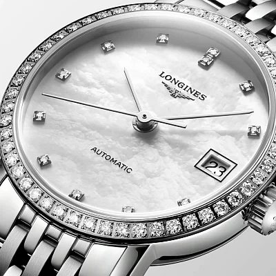 Longines Elegant Collection Lady Automatic Diamonds L4.309.0.80.6