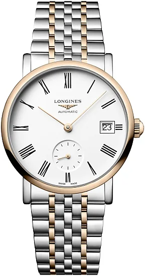 Longines Elegant Collection Lady Automatic Small Second 18k Gold Caps L43125117