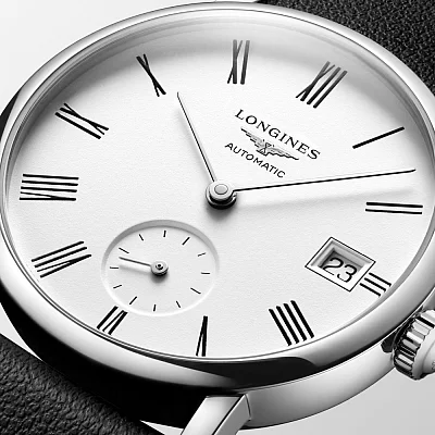 Longines Elegant Collection Lady Automatic Small Second Vegan Strap L4.312.4.11.0