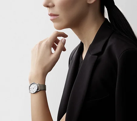 Longines Elegant Collection Lady Automatic Small Second Vegan Strap L4.312.4.11.2