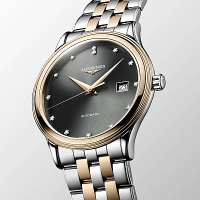 Longines Flagship Classic Diamonds Rose Gold PVD L4.984.3.77.7