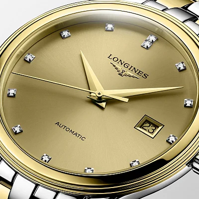 Longines Flagship Classic Diamonds Yellow Gold PVD L4.984.3.38.7