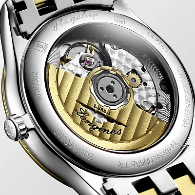 Longines Flagship Classic Diamonds Yellow Gold PVD L4.974.3.37.7