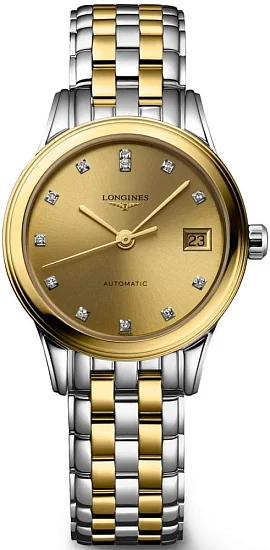 Longines Flagship Classic Lady Diamonds Yellow Gold PVD L42743377