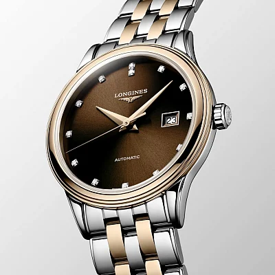 Longines Flagship Classic Lady Diamonds Rose Gold PVD L4.374.3.08.7