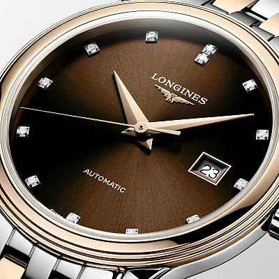Longines Flagship Classic Lady Diamonds Rose Gold PVD L4.374.3.08.7