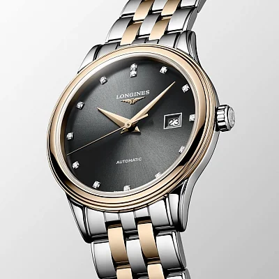 Longines Flagship Classic Lady Diamonds Rose Gold PVD L4.374.3.77.7