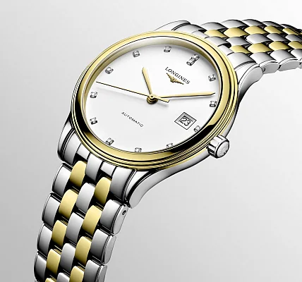 Longines Flagship Classic Diamonds Yellow Gold PVD L4.974.3.27.7