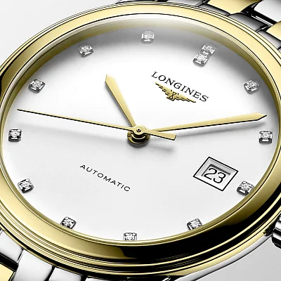 Longines Flagship Classic Diamonds Yellow Gold PVD L4.974.3.27.7