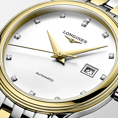Longines Flagship Classic Lady Diamonds Yellow Gold PVD L4.374.3.17.7