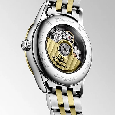 Longines Flagship Classic Lady Diamonds Yellow Gold PVD L4.374.3.17.7