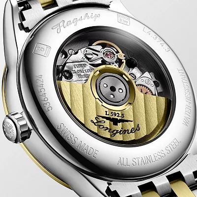 Longines Flagship Classic Lady Diamonds Yellow Gold PVD L4.374.3.17.7