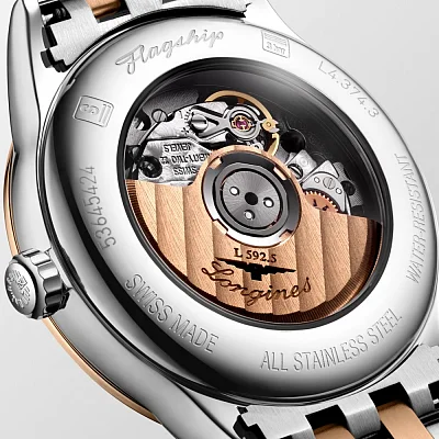 Longines Flagship Classic Lady Diamonds RoseGold PVD L4.374.3.98.7