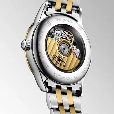 Longines Flagship Classic Lady Diamonds Yelllow Gold PVD L4.374.3.38.7