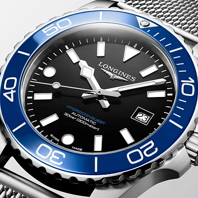 Longines HydroConquest Automatic Ceramic Mesh 42mm L3.788.4.90.6