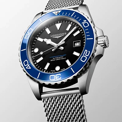 Longines HydroConquest Automatic Ceramic Mesh 42mm L3.788.4.90.6