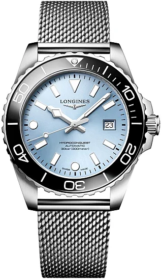 Longines HydroConquest Automatic Ceramic Mesh 42mm Ice Blue L37884996