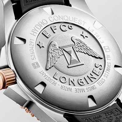 Longines HydroConquest Ceramic Rose Gold PVD 41mm L3.781.3.58.9