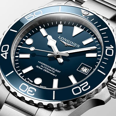 Longines HydroConquest Ceramic 39mm L3.779.4.96.6